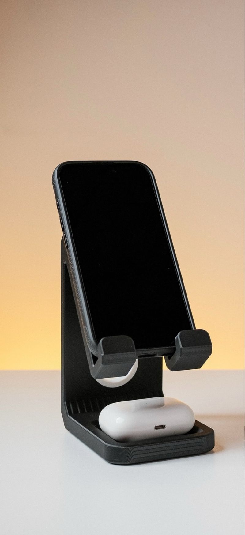 Soporte para móvil + base para AirPods