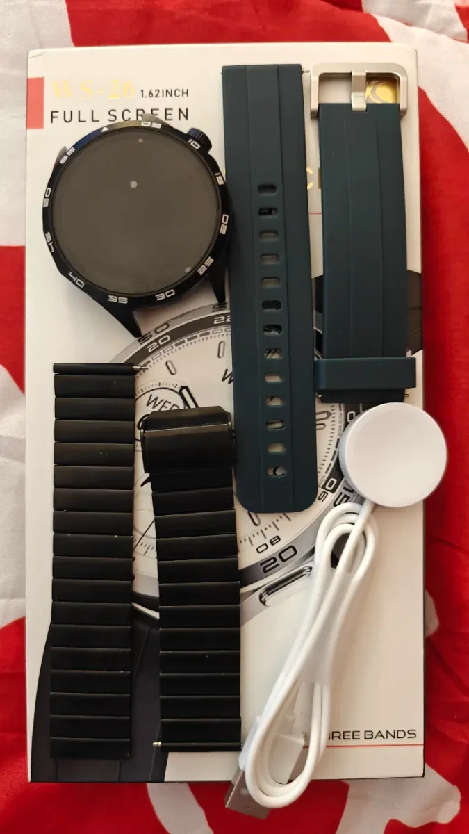 Reloj inteligente YAME Nero con llamadas y mensajes de salud afbeelding 3