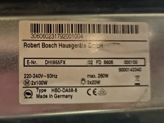 Campana extractora Bosch