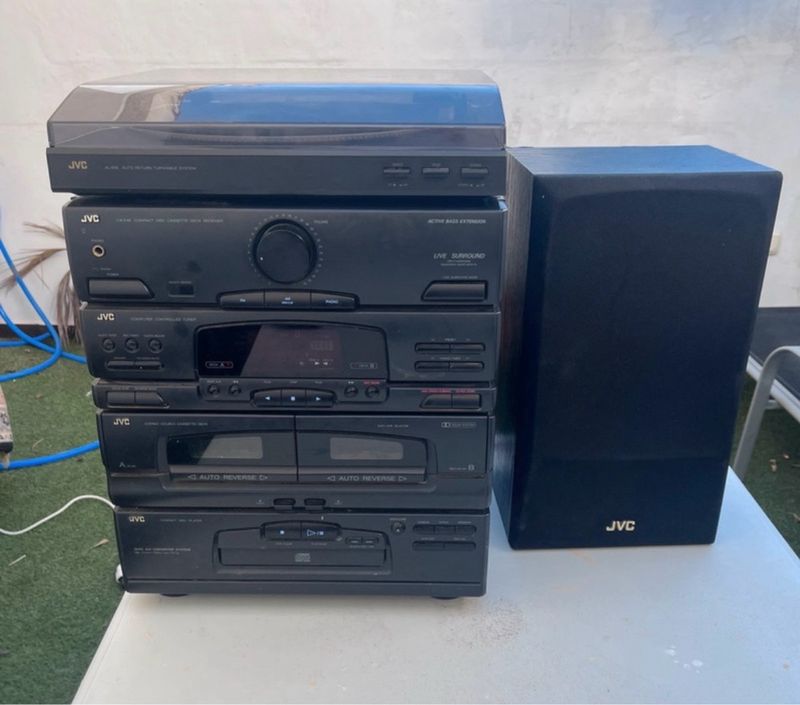 Equipo de música JVC vintage retro afbeelding 8
