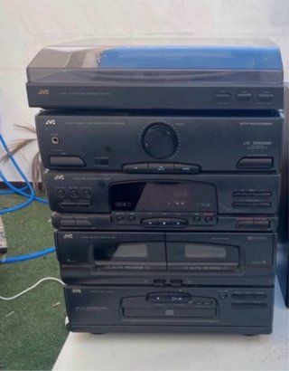 Equipo de música JVC vintage retro