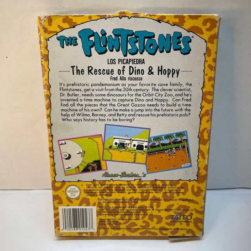 Picapiedra-Flintstones: Rescue of Dino & Hoppy NES afbeelding 4