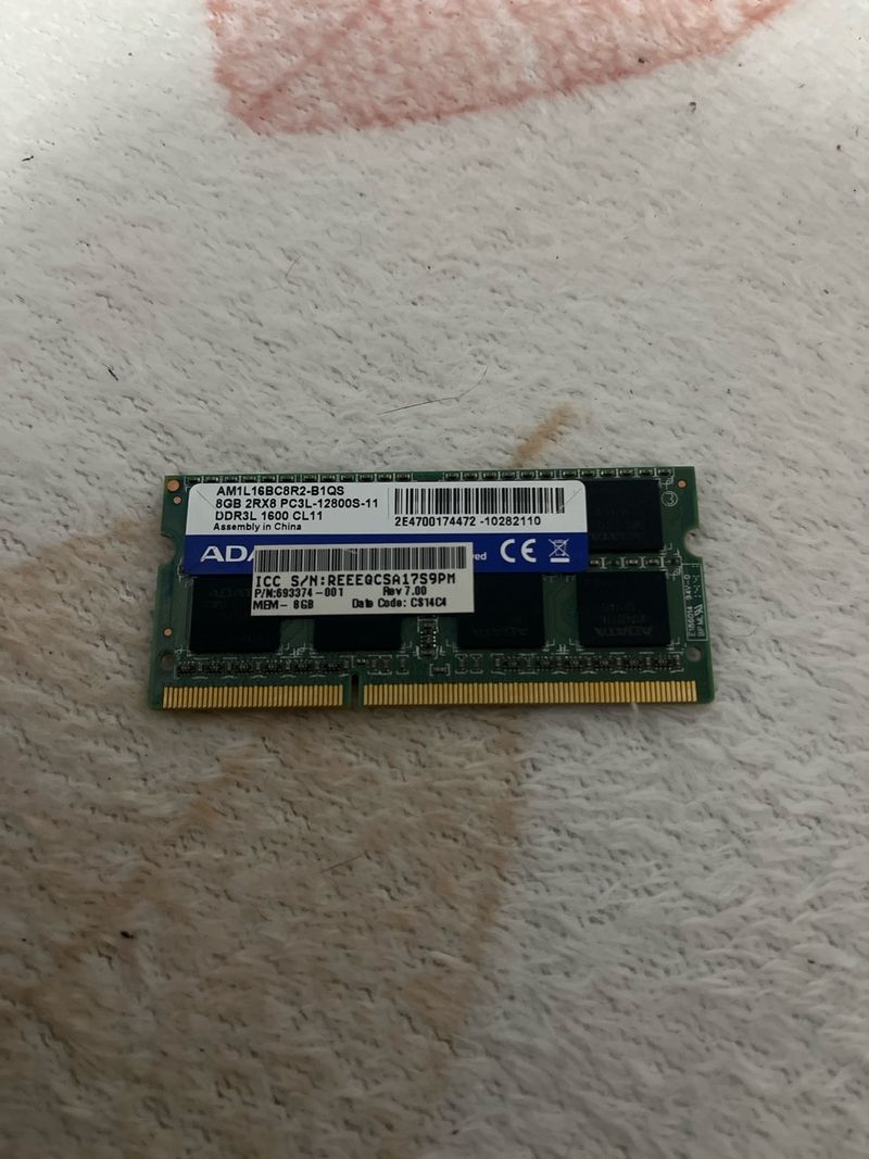 Memorias RAM para Labtop