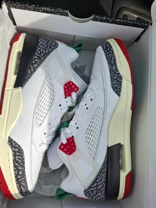 Jordan Spizike Low Rojo Blanco