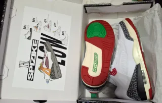 Jordan Spizike Low Rojo Blanco