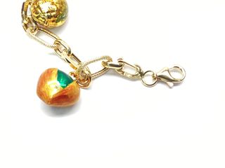 pulsera oro 18k con circonita