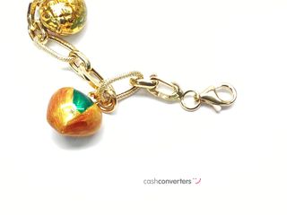 pulsera oro 18k con circonita