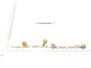 pulsera oro 18k con circonita