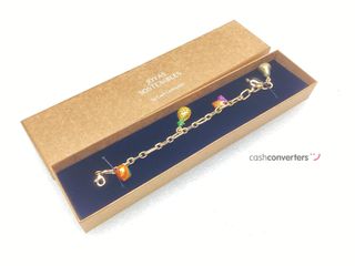 pulsera oro 18k con circonita