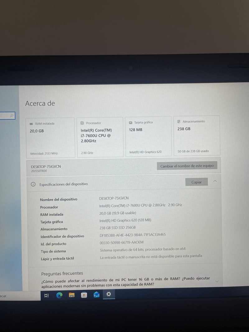 Lenovo Thinkpad L470 (2017) i7/20GB/250SSD afbeelding 8