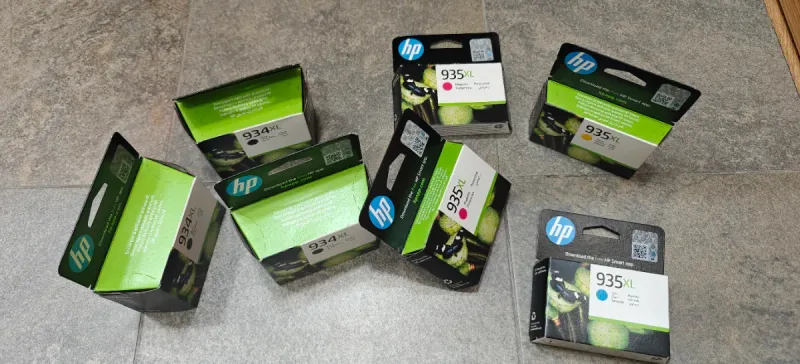 Cartuchos HP 934XL y 935XL