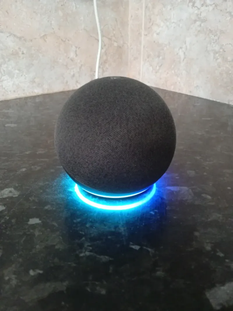 Altavoz Inteligente Amazon Echo Dot Azul afbeelding 2