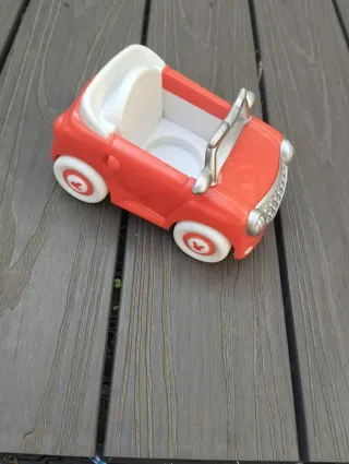 Lote 3 coches de juguete (Minnie, rosa, rojo)