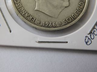 100 Pesetas Plata Franco 1966