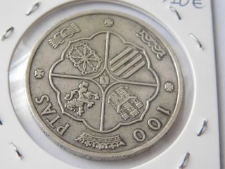 100 Pesetas Plata Franco 1966