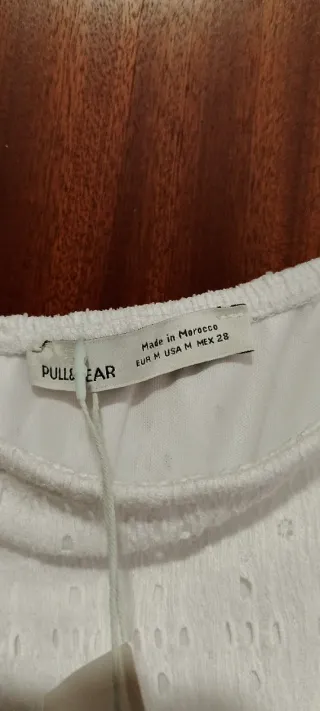 Vestido blanco corto mujer