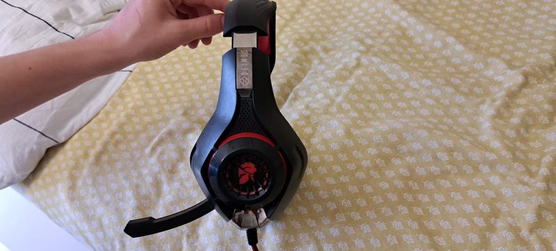 Auriculares Gaming Negros y Rojos afbeelding 6