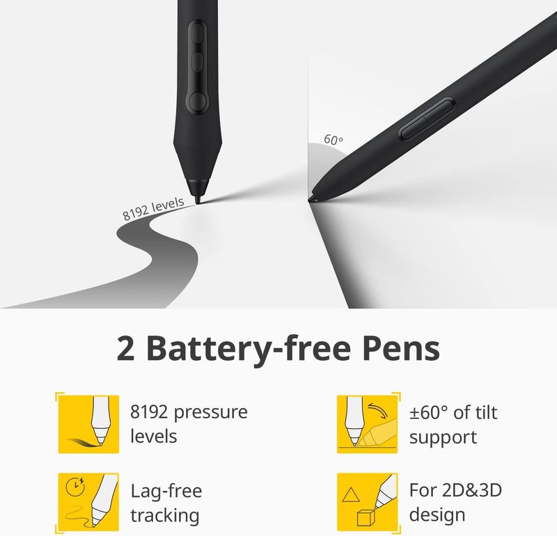 Xencelabs Pen Tablet Medium Bundle afbeelding 2