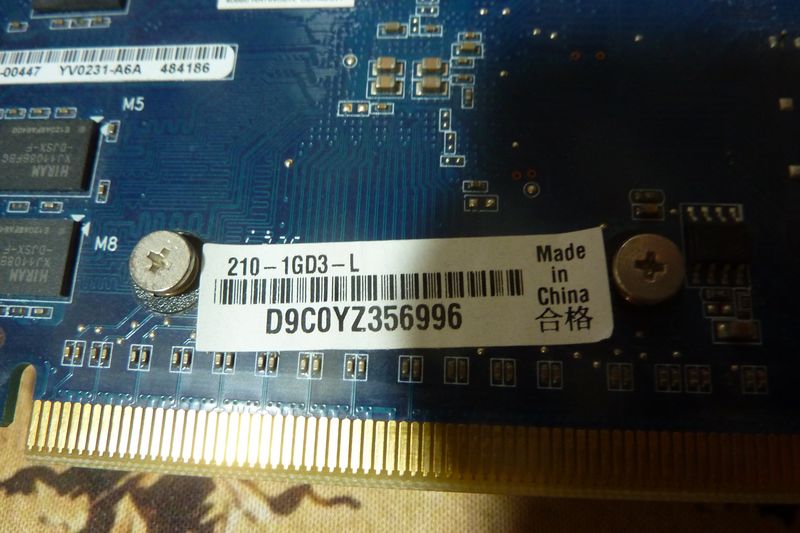 Nvidia Asus GT 210 1GB DDR3 Tarjeta Gráfica afbeelding 4