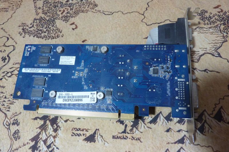 Nvidia Asus GT 210 1GB DDR3 Tarjeta Gráfica afbeelding 3
