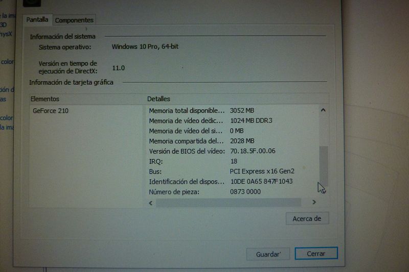 Nvidia Asus GT 210 1GB DDR3 Tarjeta Gráfica afbeelding 7