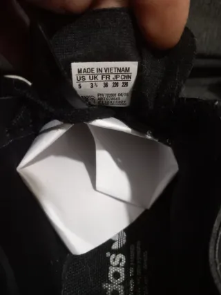 Scarpe Adidas Donna Tg 36 Nere Bianche