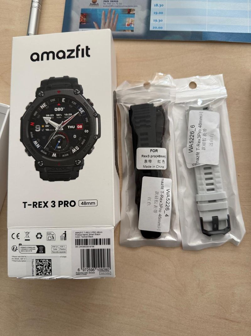 Amazfit T-Rex 3 Pro Negro/Rojo afbeelding 3