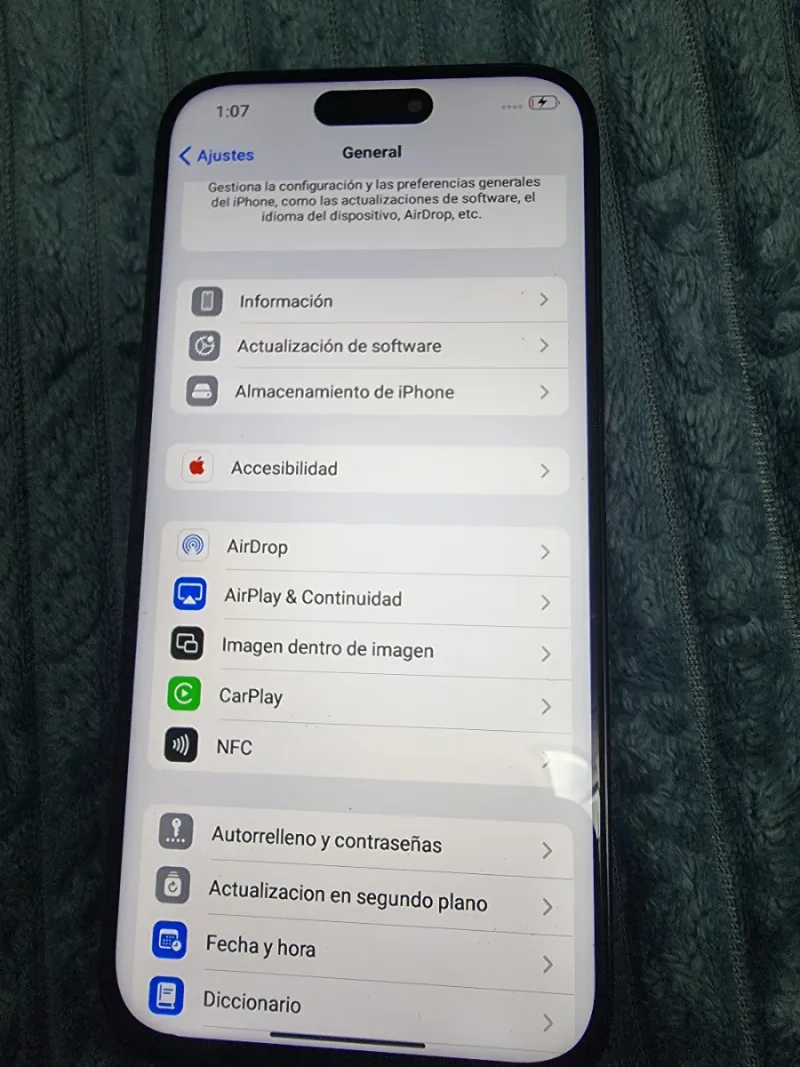 Telefono con el sistema android afbeelding 2