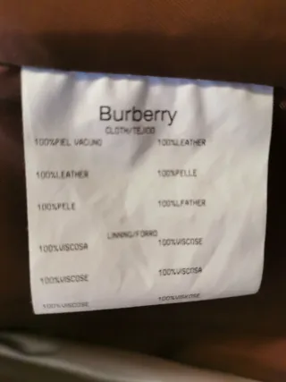 Gabardina Burberry Cocodrilo Talla 42 y 44