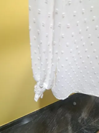 Blusa blanca con textura