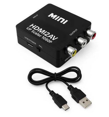 Adaptador HDMI a AV (RCA Audio- Video) afbeelding 2
