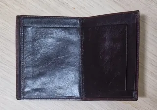 CARTERA PARA CABALLERO DE PIEL Y ANTE. A ESTRENAR.