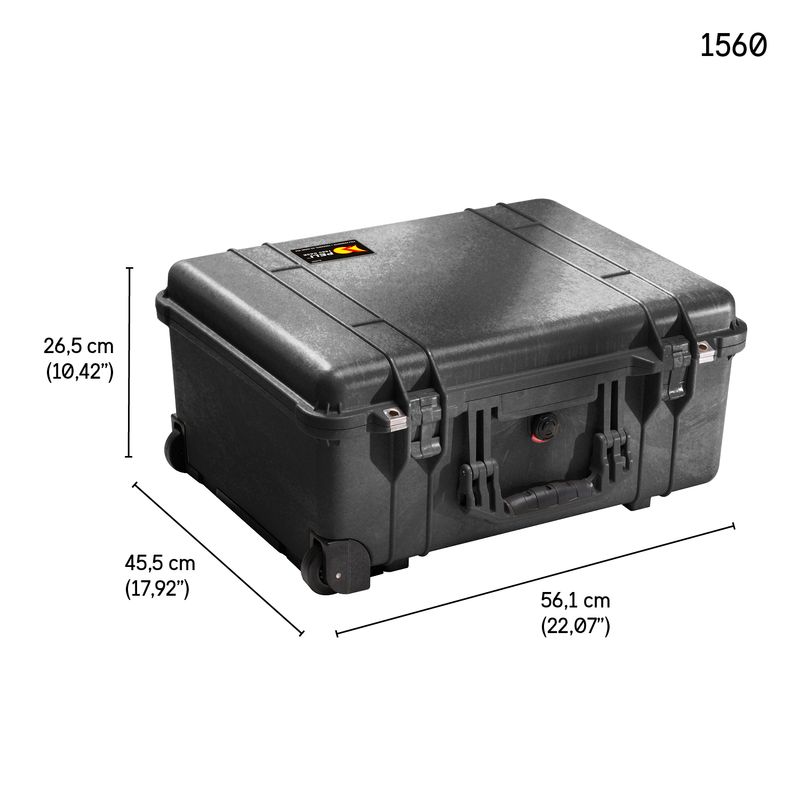 Maleta Protectora Peli 1560 Foam afbeelding 9