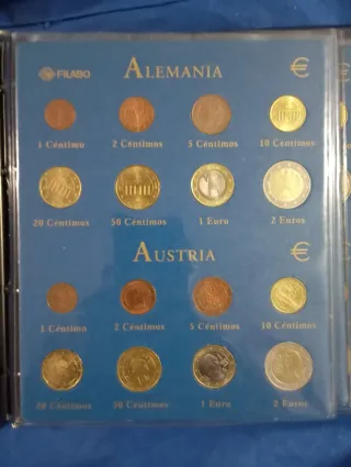 Álbum Filabo monedas de euro 2002