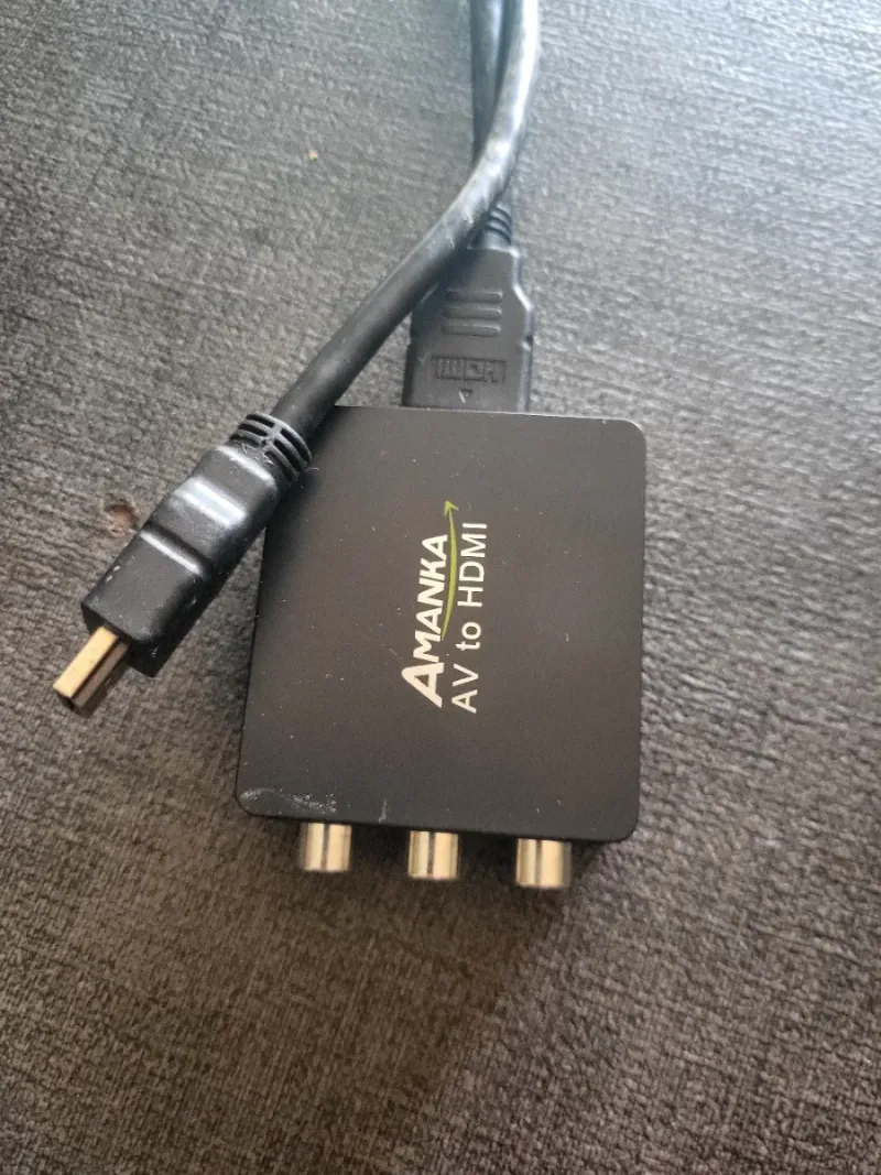 Convertidor AMANKA AV a HDMI + Cables