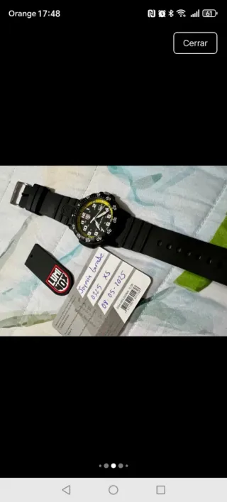 Reloj Luminox Seaturtle con garantía