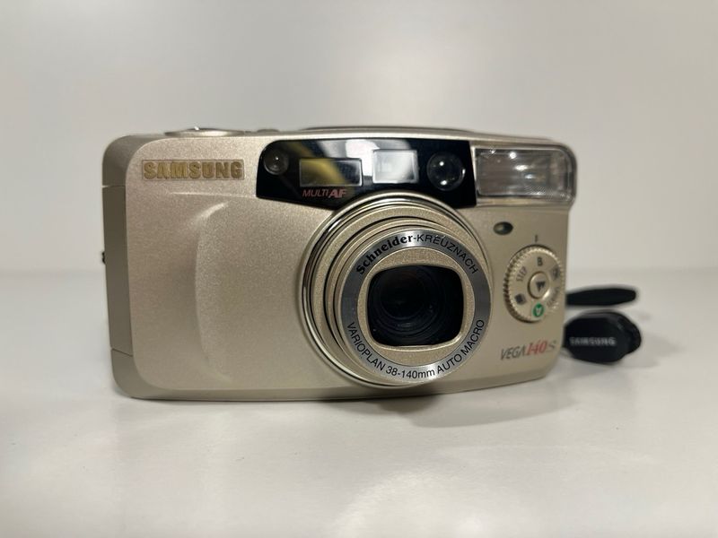 Cámara Analógica Samsung Vega 140S + Estuche afbeelding 10