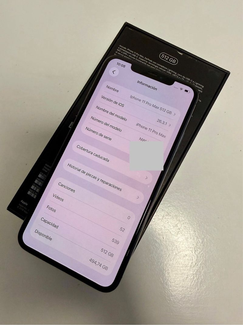 iPhone 11 Pro Max 512GB Gris Espacial afbeelding 6