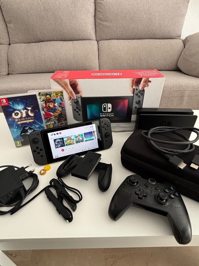 Nintendo Switch Pack + Funda + Juegos + Mando