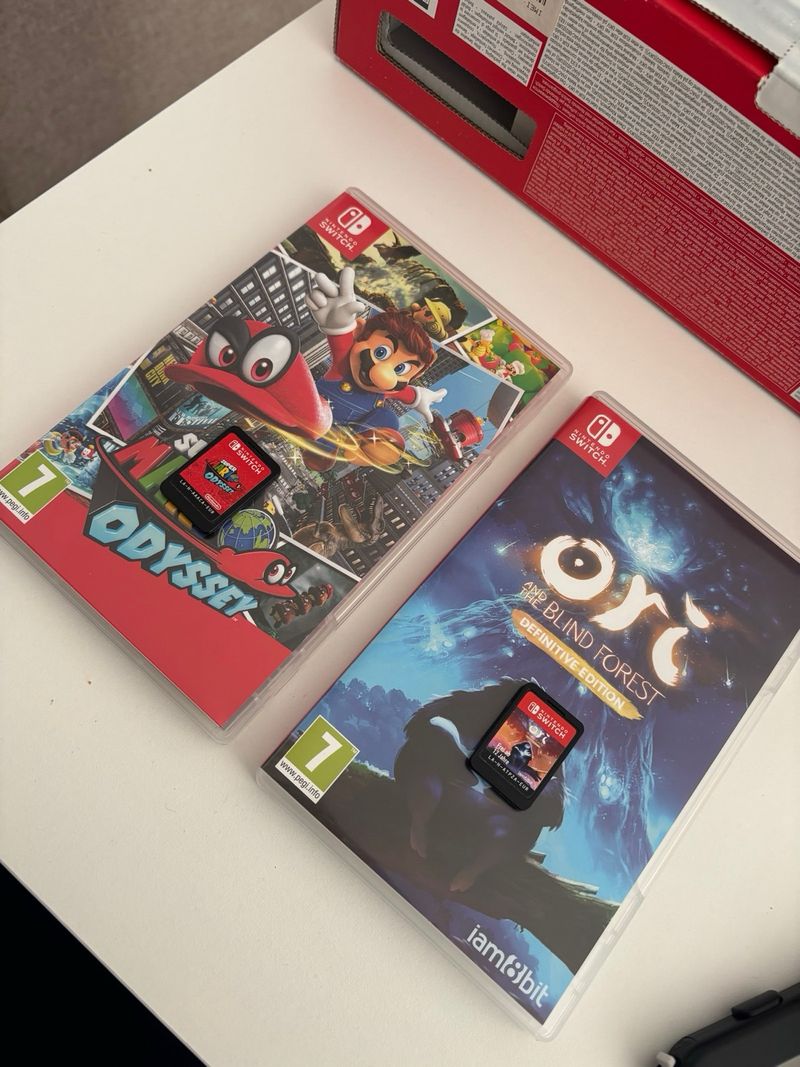 Nintendo Switch Pack + Funda + Juegos + Mando afbeelding 6