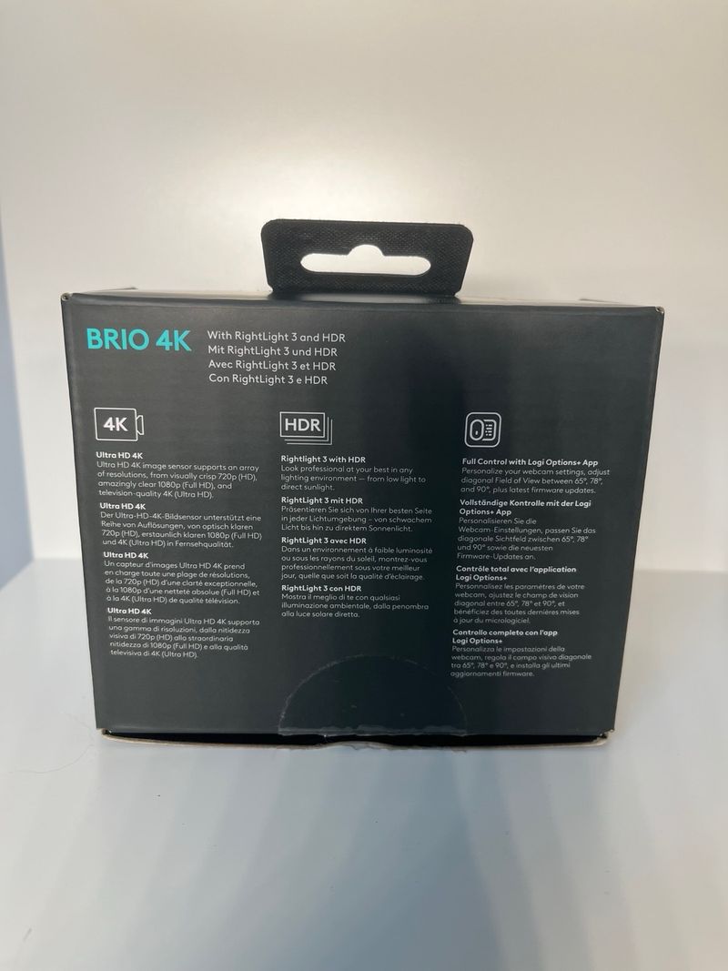 Logitech Brio 4K Webcam afbeelding 4
