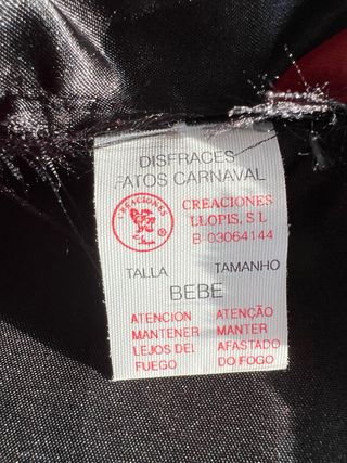 Disfraz niño sevillano talla 1