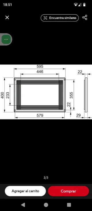 Marco adaptable para armario microondas