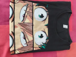 Camiseta Estampada Ojos Anime