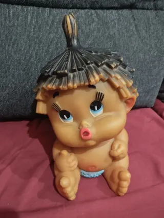 Muñeco de goma antiguo