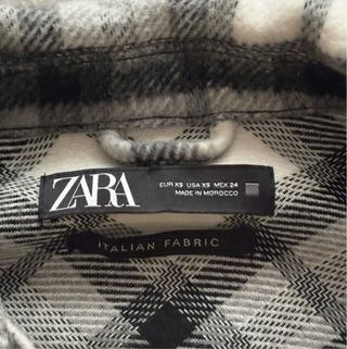 Sobrecamisa Cuadros Zara