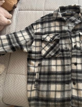 Sobrecamisa Cuadros Zara