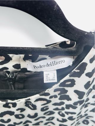 Vestido Pedro del Hierro Leopardo Talla S