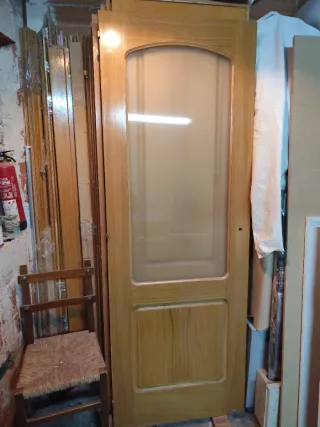 Puertas de madera maciza