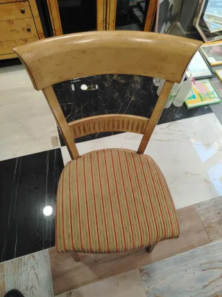 Juego comedor 6 sillas madera